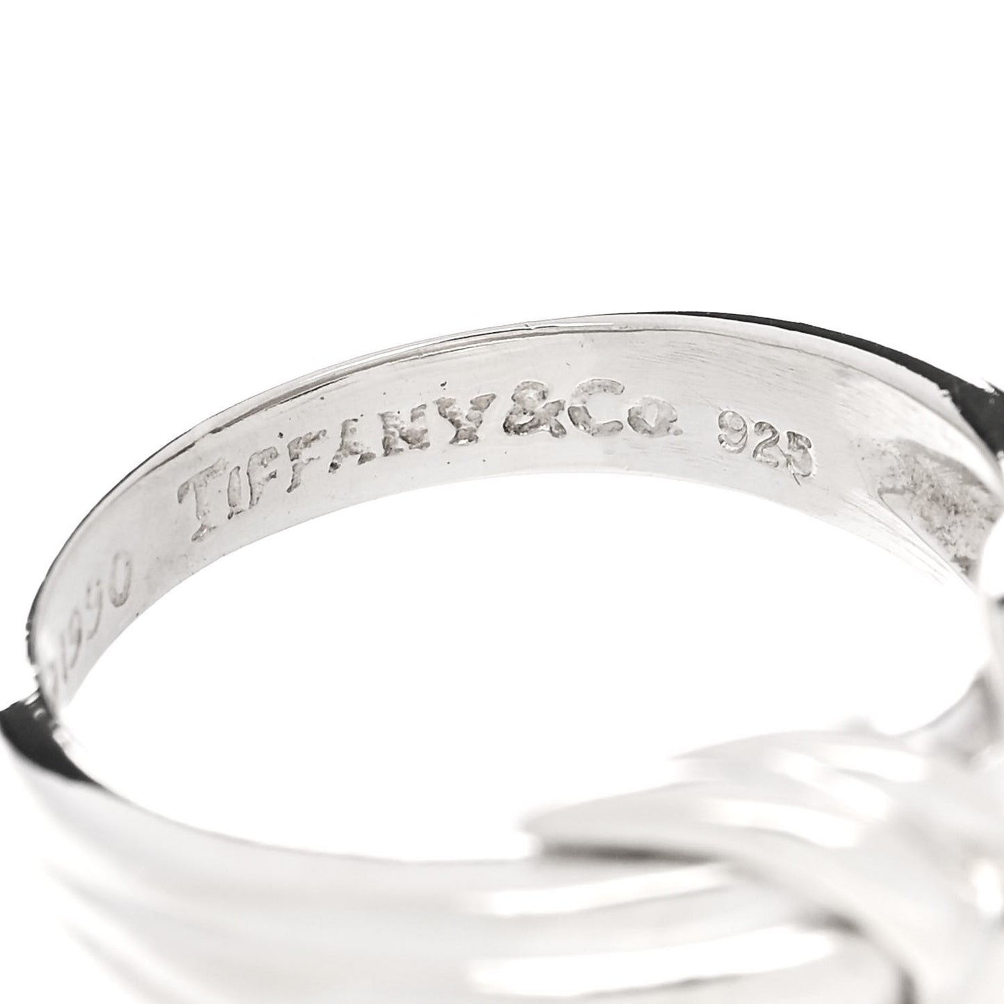 Sterling Silver Signature X Ring 50 5.5