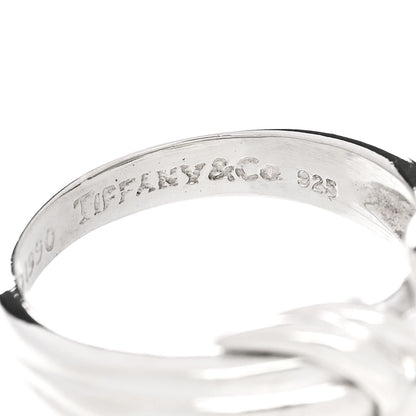 Tiffany Sterling Silver Signature X Ring 50 5.5 4 of 6