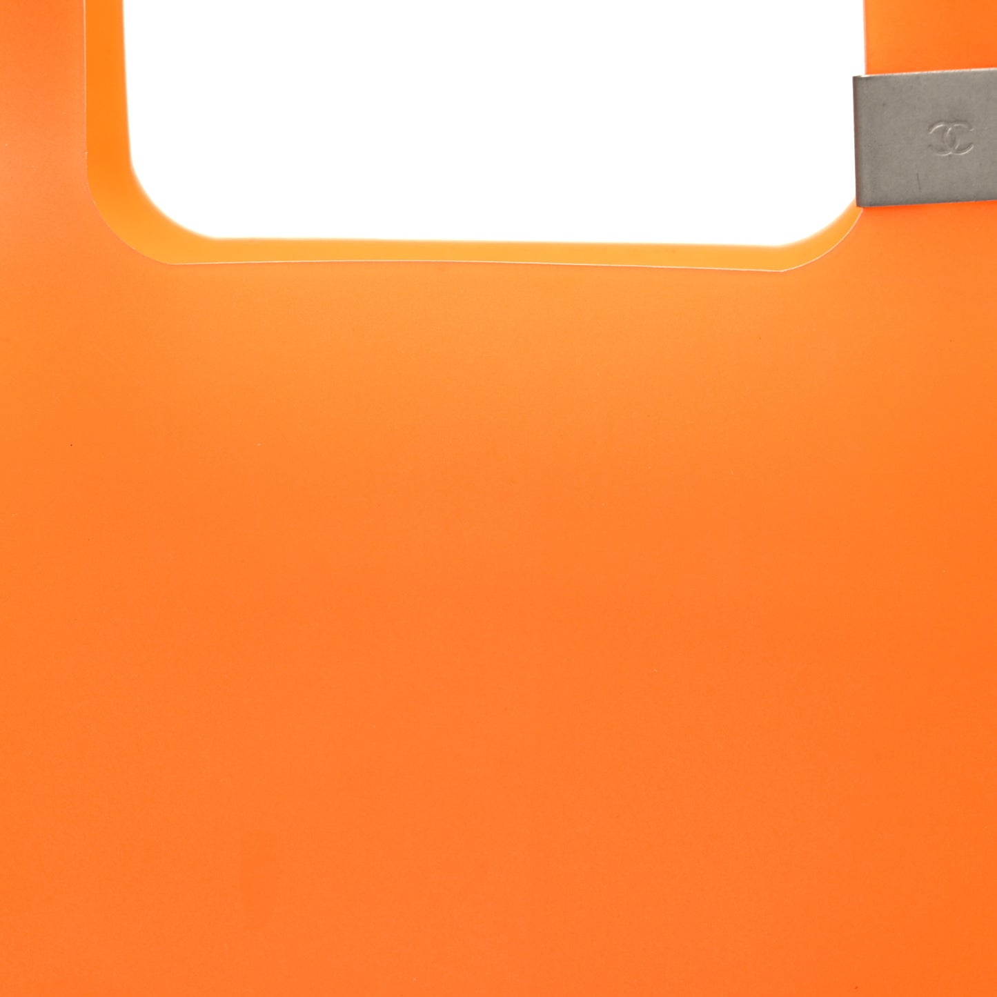 Jelly Rubber Tote Orange