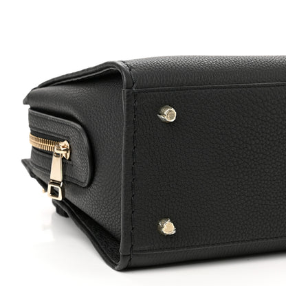 Chloe Grained Calfskin Small Edith Top Handle Bag Black 8 of 9