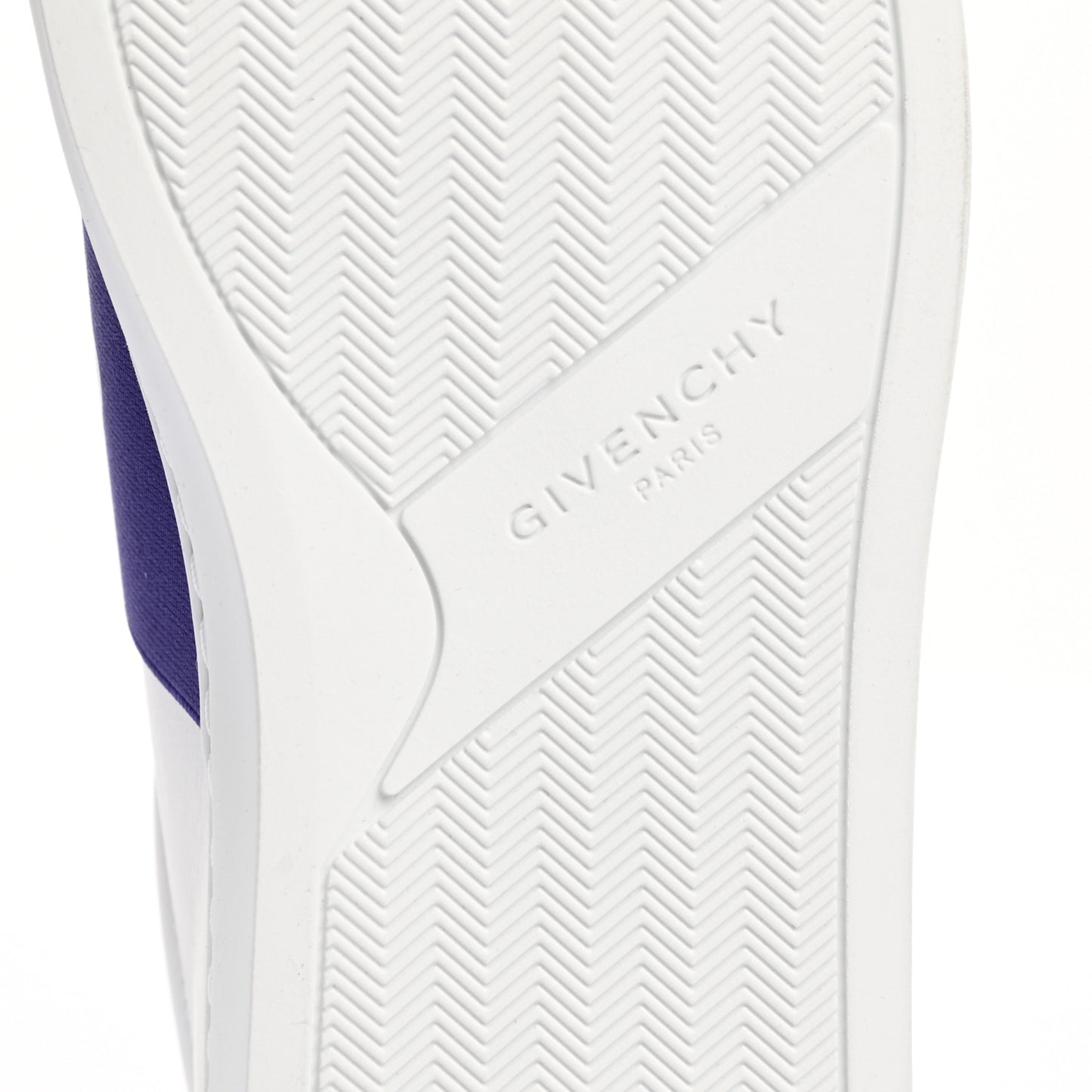 Calfskin Band Logo Womens Urban Street Sneakers 37.5 Orchid Purple
