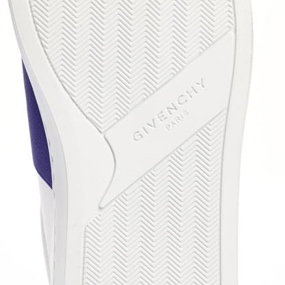Givenchy Calfskin Band Logo Womens Urban Street Sneakers 37.5 Orchid Purple 6 of 10