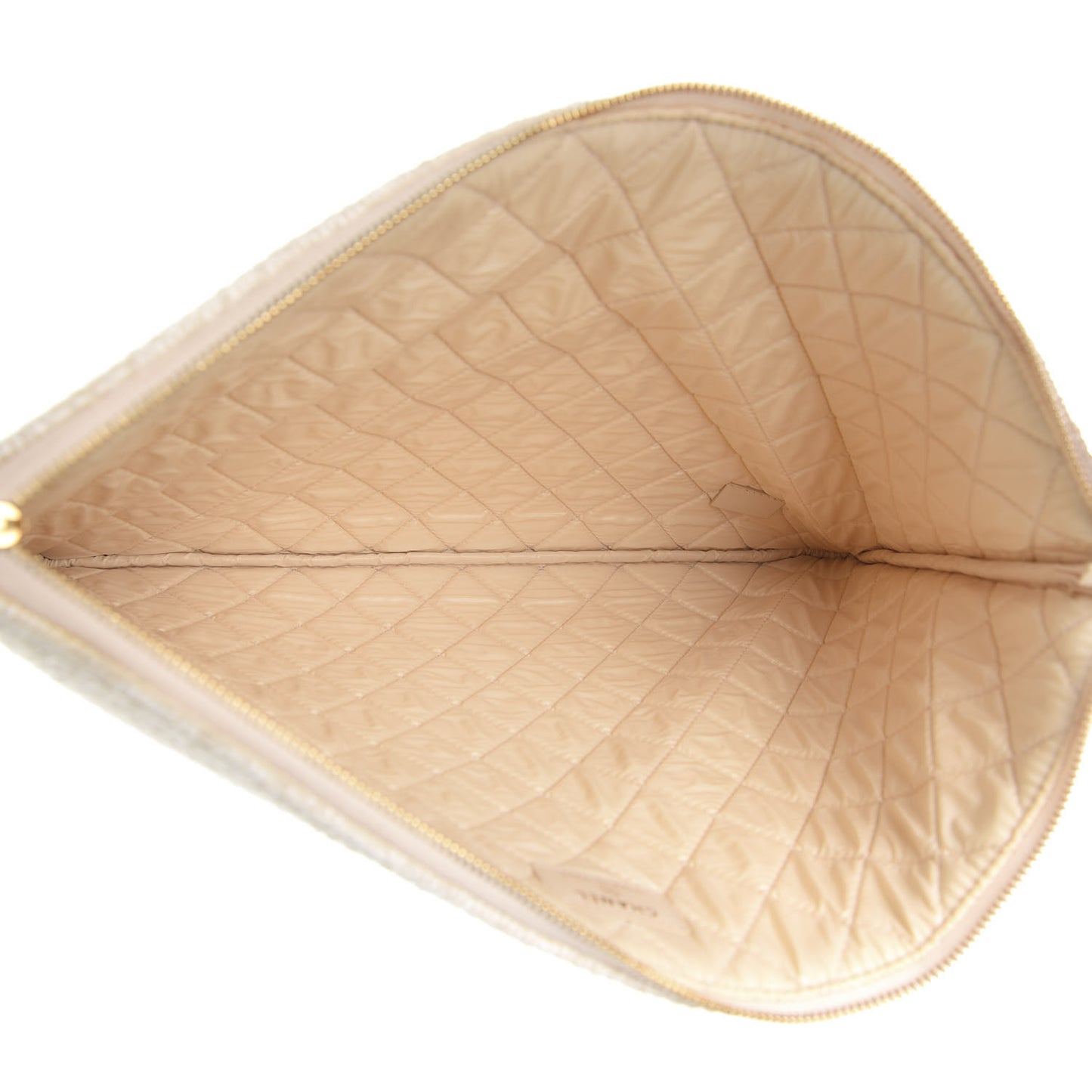 Canvas Small Deauville Pouch White