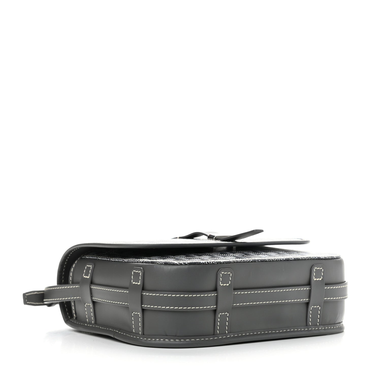 Goyardine Belvedere II PM Messenger Bag Gray