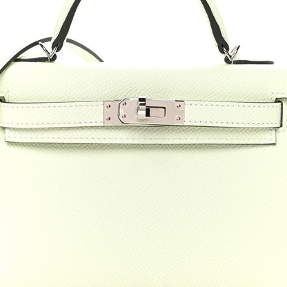 Hermes Epsom Mini Kelly Sellier 20 Vert Fizz 8 of 11