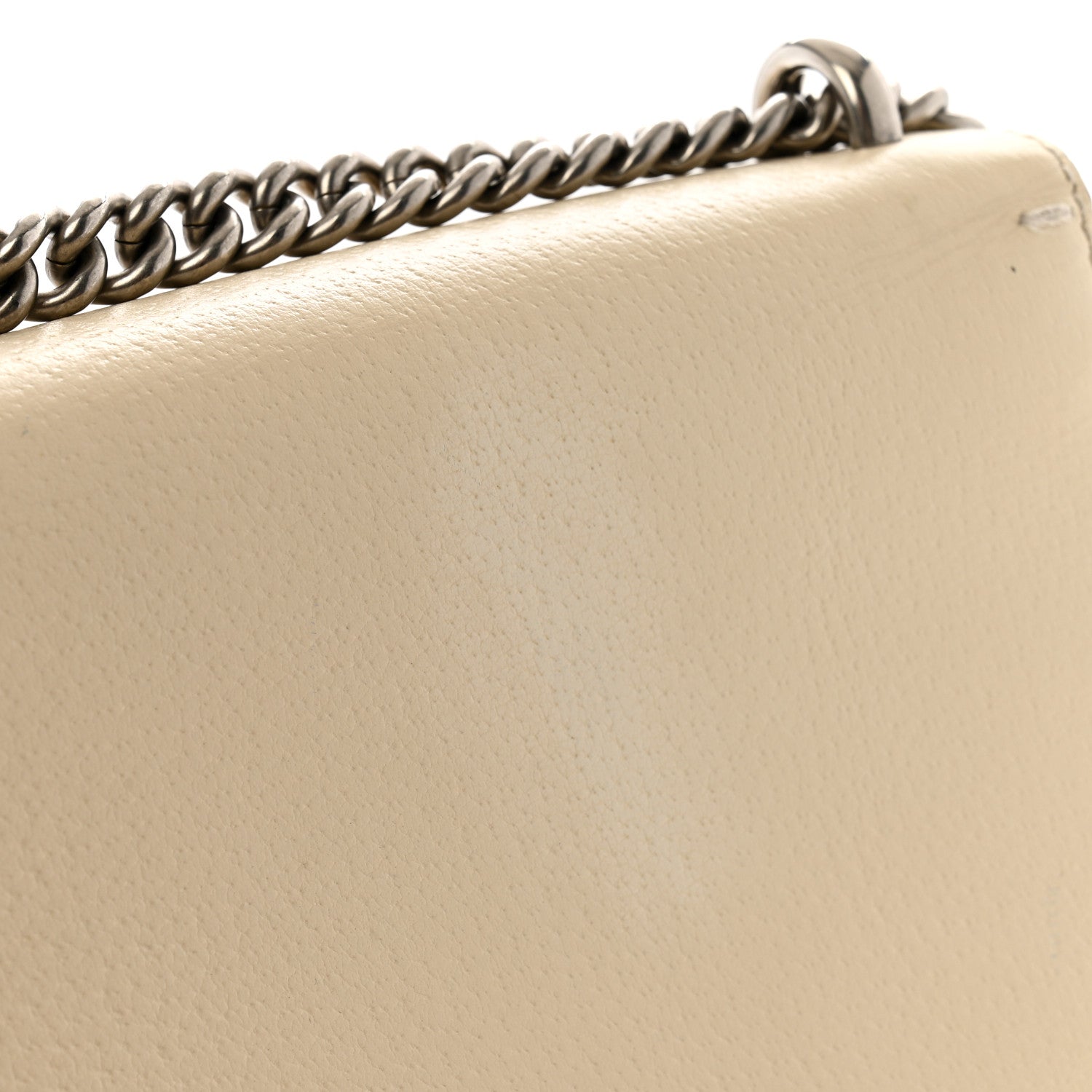 Gucci Textured Calfskin Crystal Mini Dionysus Shoulder Bag Mystic White 15 of 18