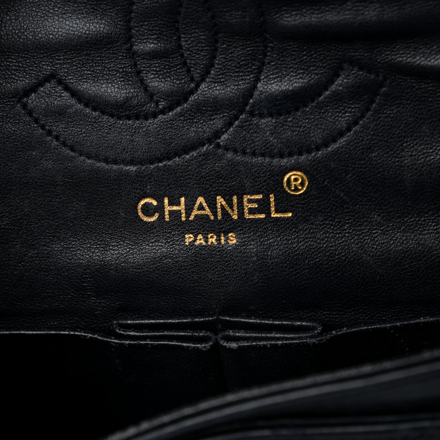 Chanel Lambskin Quilted Small Double Flap Navy 7 of 9