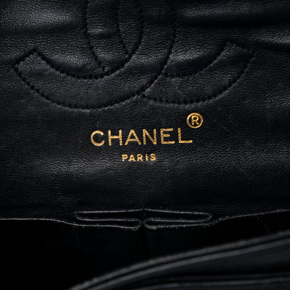 Chanel Lambskin Quilted Small Double Flap Navy 7 of 9