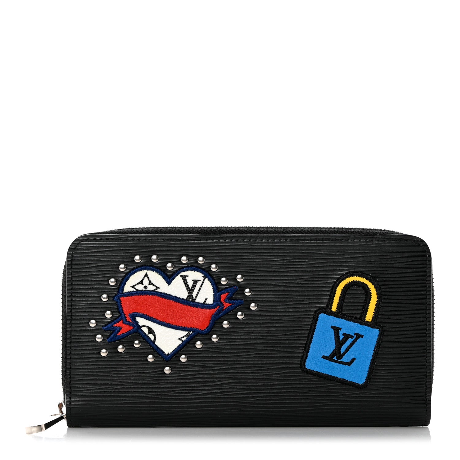 Louis Vuitton Epi LV Stories Zippy Wallet Black 1 of 7