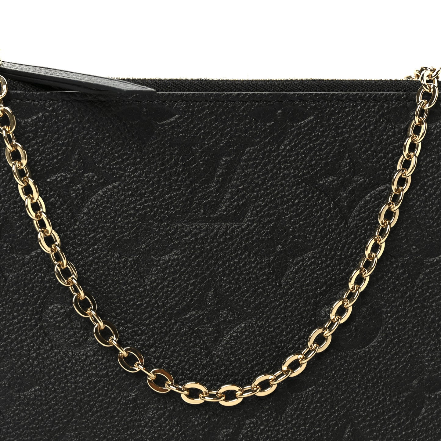 Empreinte Double Zip Pochette Black