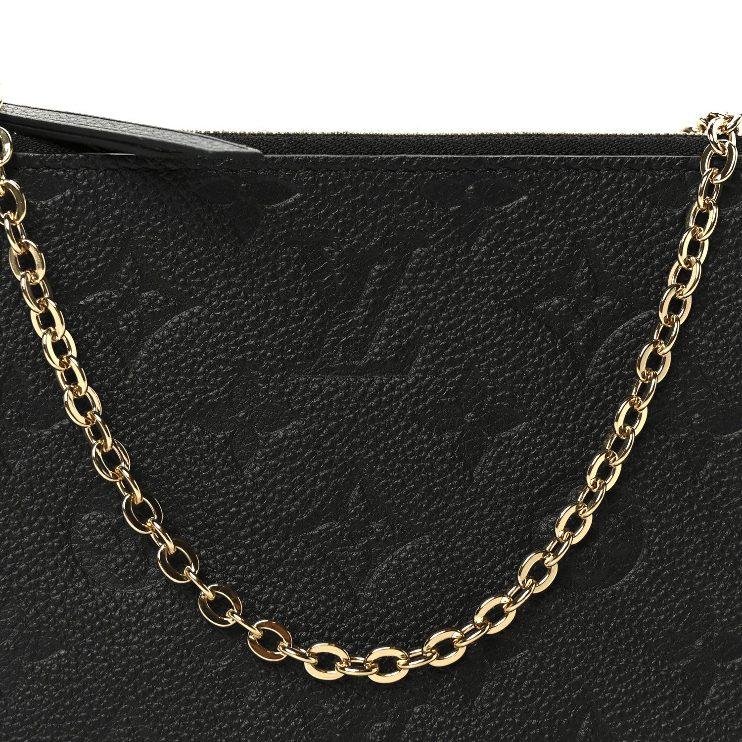 Louis Vuitton Empreinte Double Zip Pochette Black 8 of 11