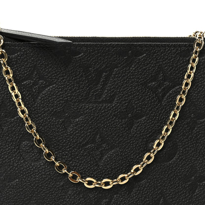 Louis Vuitton Empreinte Double Zip Pochette Black 8 of 11