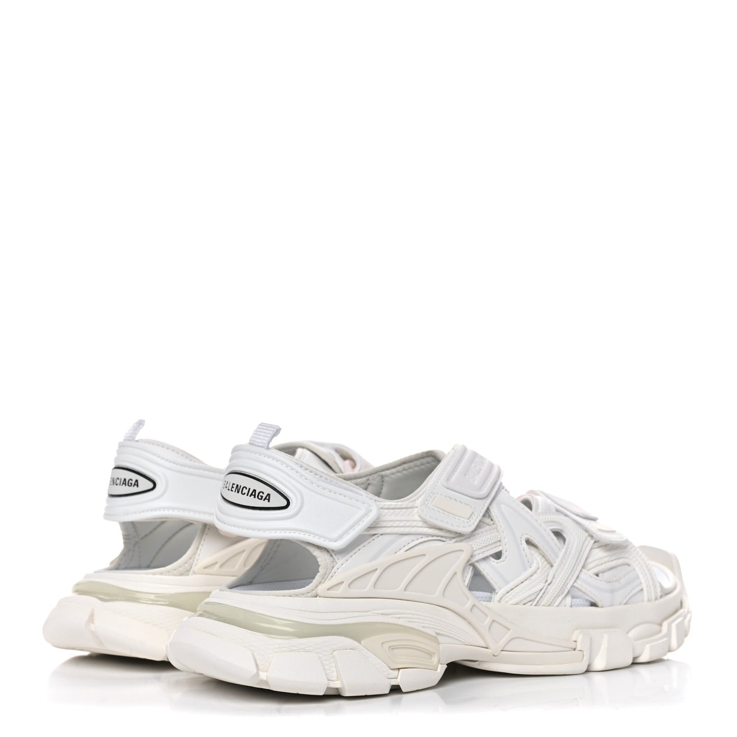 Neoprene Rubber Womens Track Sandals 38 White