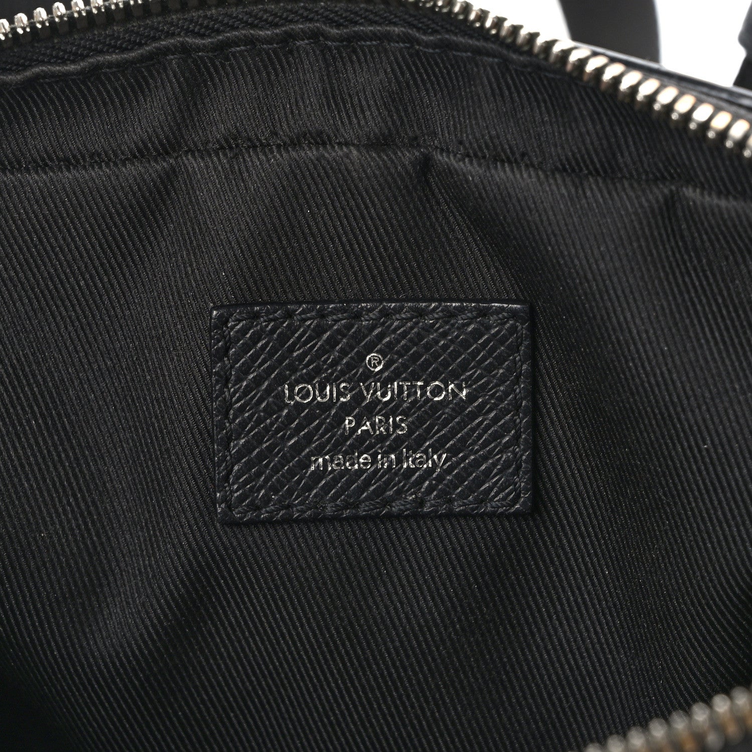 Louis Vuitton Taiga Monogram Eclipse Outdoor Bum Bag Black 6 of 9