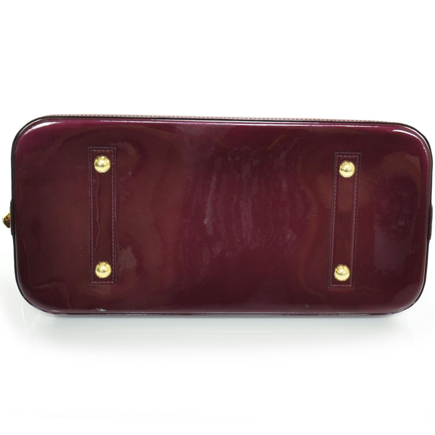 Louis Vuitton Vernis Alma MM Rouge Fauviste 4 of 8