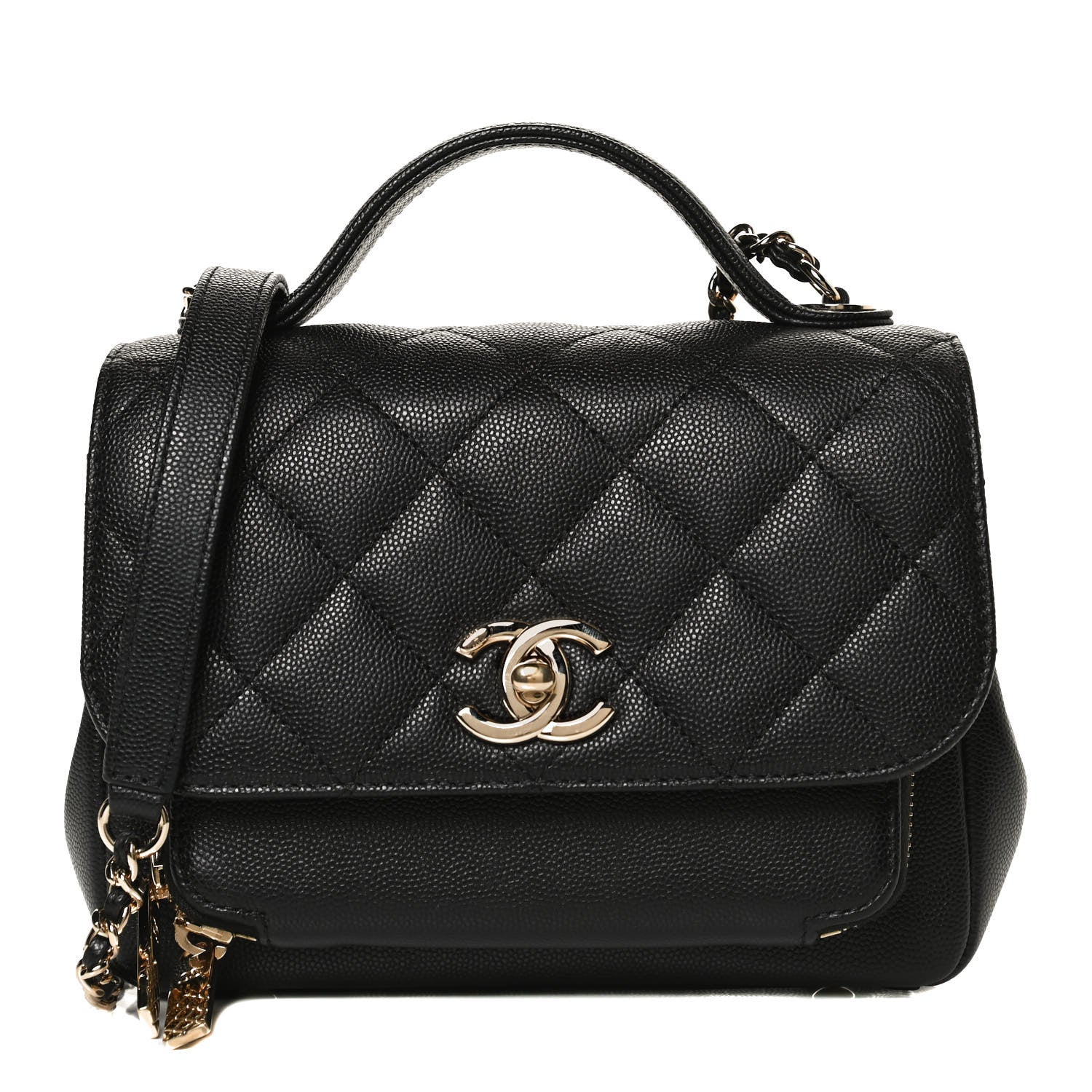 Chanel Caviar Quilted Small Business Affinity Flap Black 1 of 13