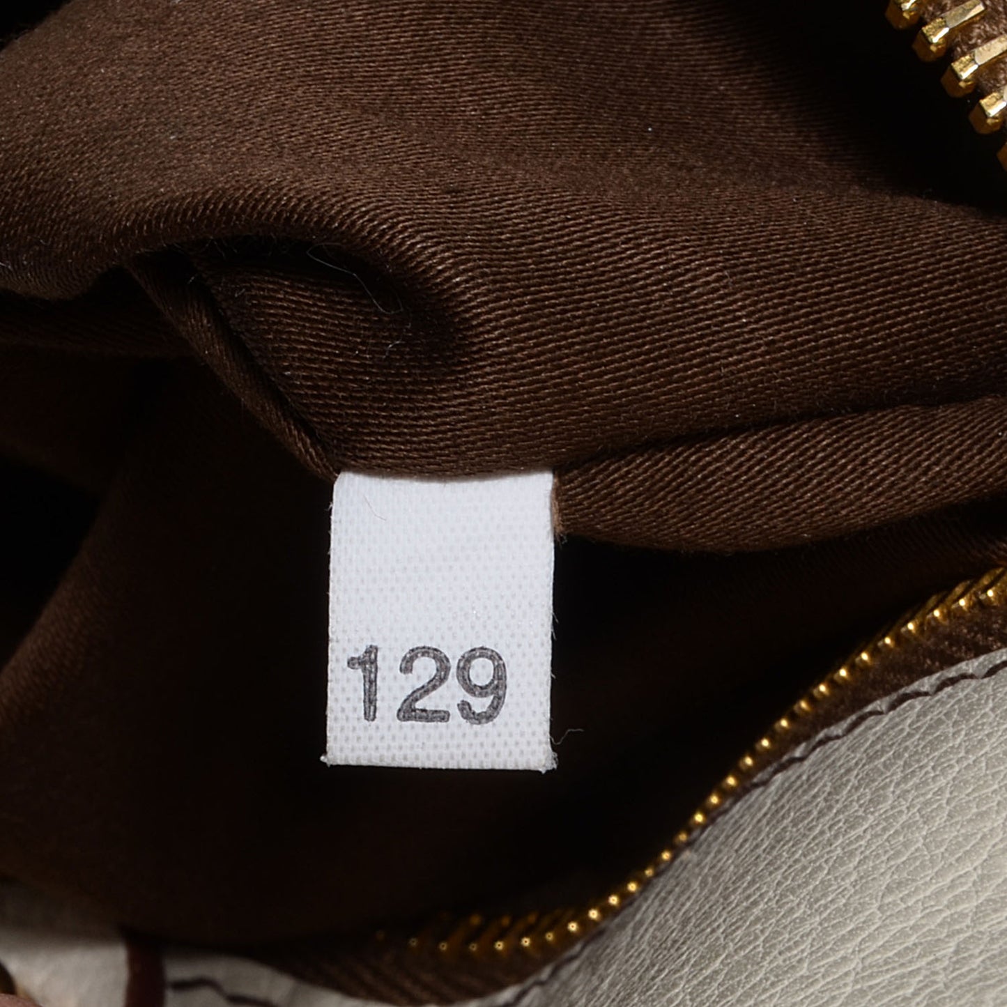 Leather Chain Shoulder Bag Ivory