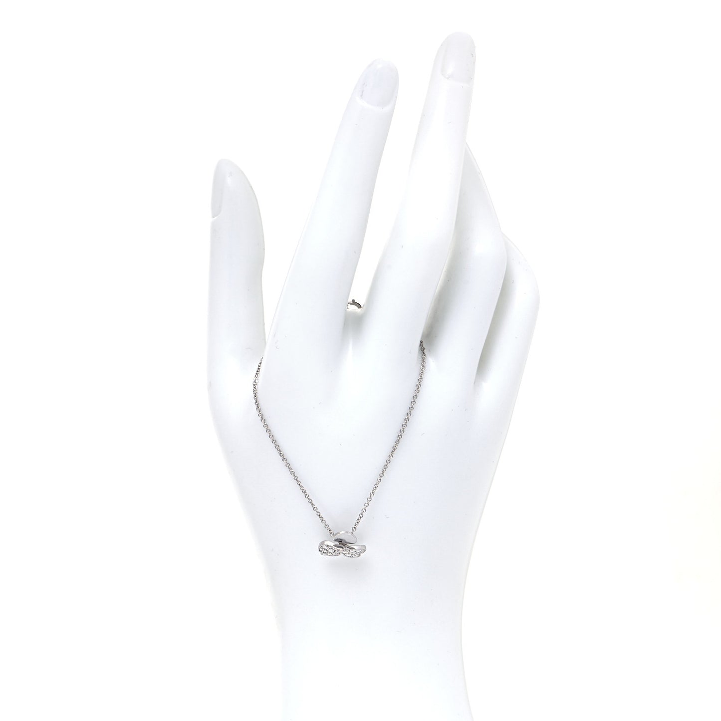 Platinum Diamond Paper Flowers Bracelet