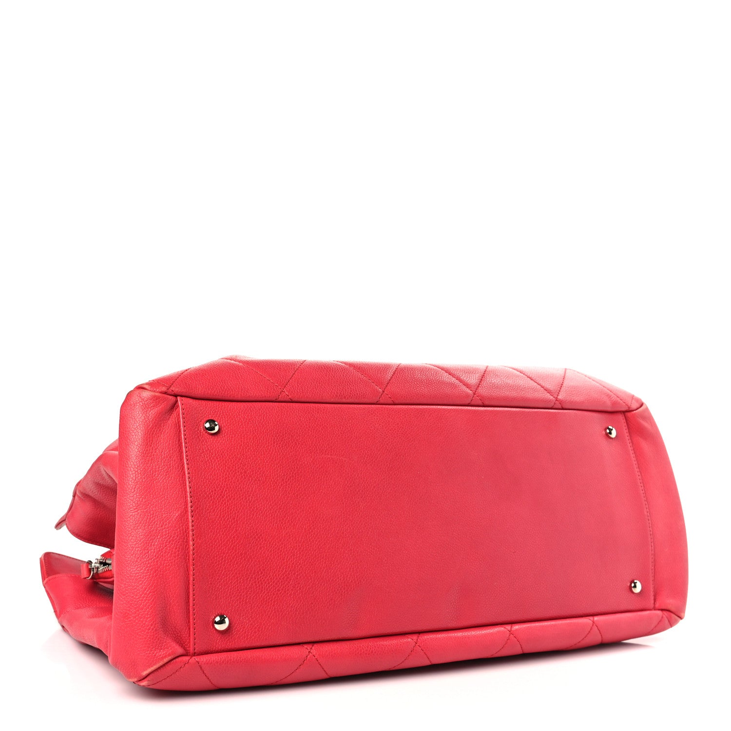 Chanel Soft Caviar Quilted Large CC Timeless Tote Fuchsia 4 of 10
