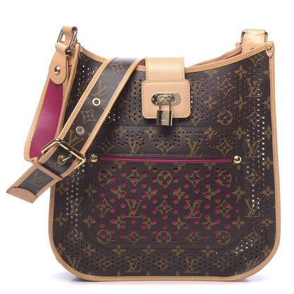 Louis Vuitton Monogram Perforated Musette Fuchsia 1 of 9