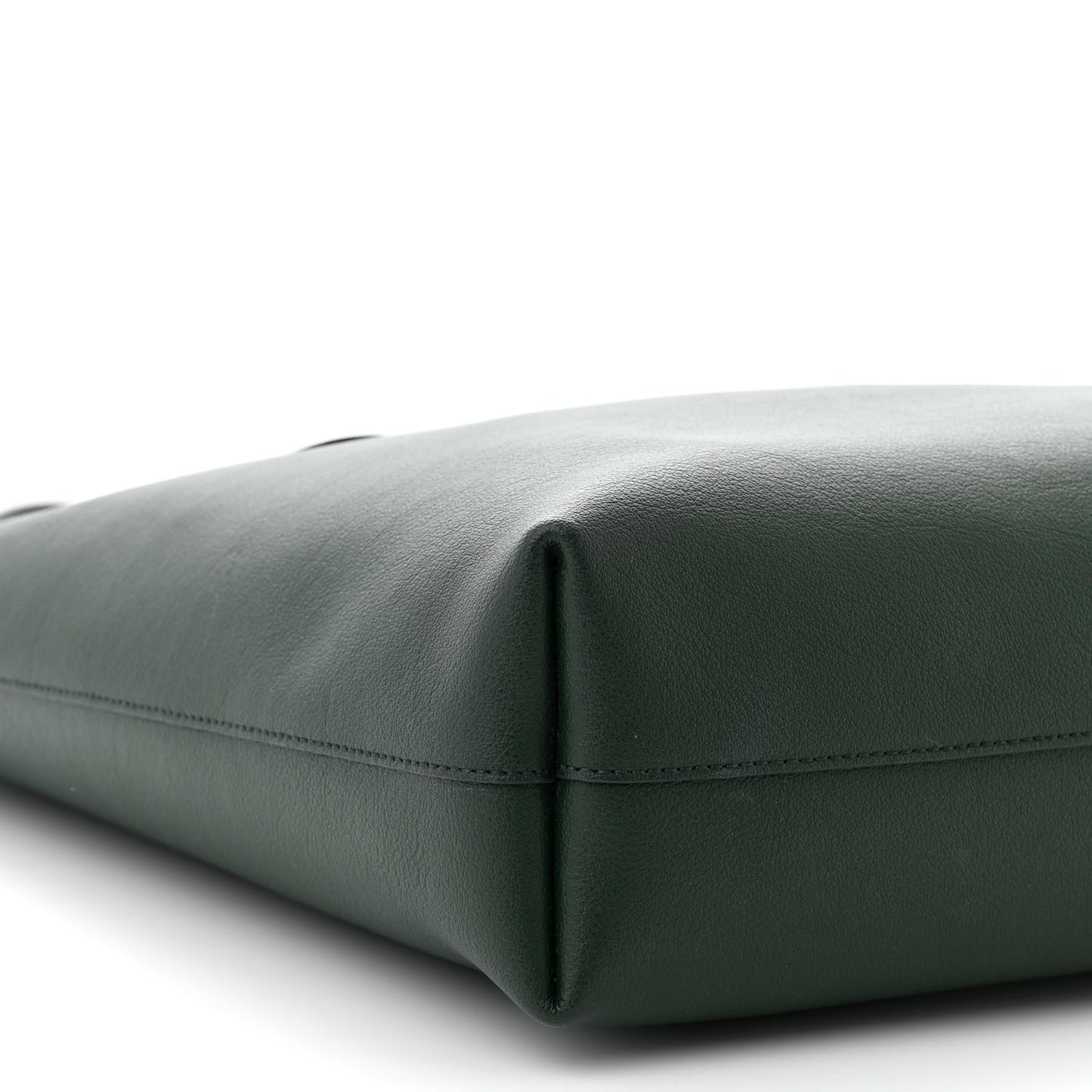 Calfskin North-South Shopping Tote Green