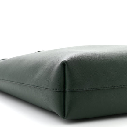 Saint Laurent Calfskin North-South Shopping Tote Green 10 of 12