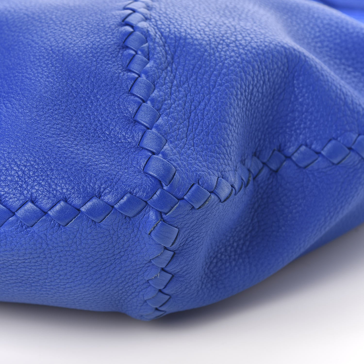 Bottega Veneta Cervo Deerskin Large Hobo Signal Blue 9 of 10