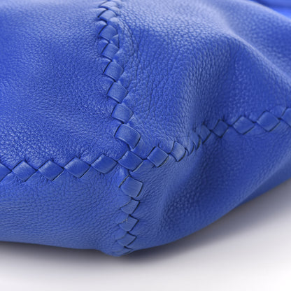 Bottega Veneta Cervo Deerskin Large Hobo Signal Blue 9 of 10