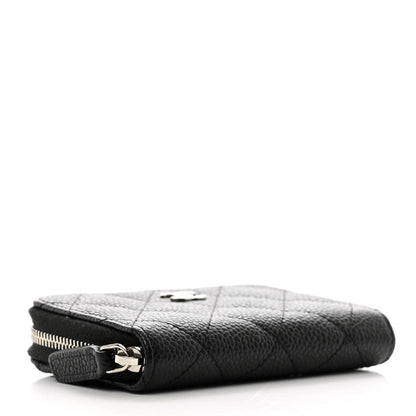 Chanel Caviar Quilted Classic Zipped Coin Purse Black 4 of 8