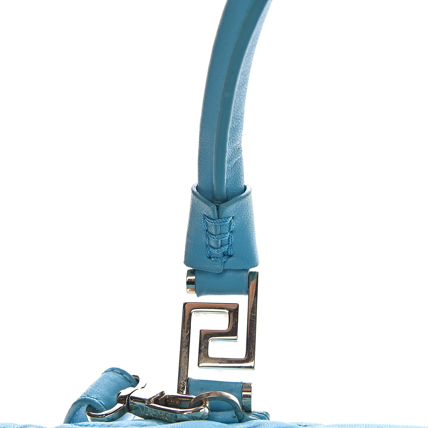 Versace Barocco Quilted Nappa Vanitas Demetra Bag Blue 11 of 17