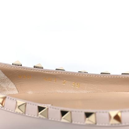 Valentino Garavani Nappa Rockstud Ballerina Flats 38 Poudre 8 of 8
