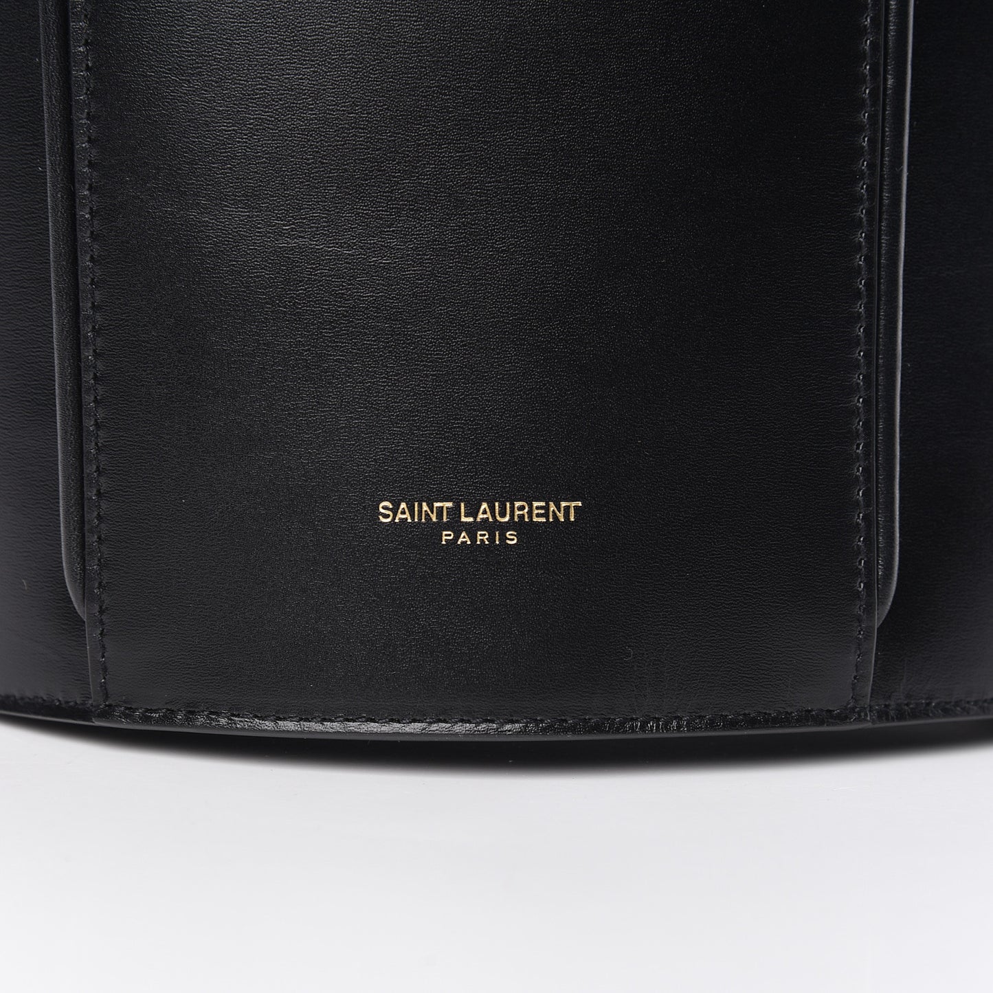 Smooth Calfskin Medium Talitha Bucket Bag Black