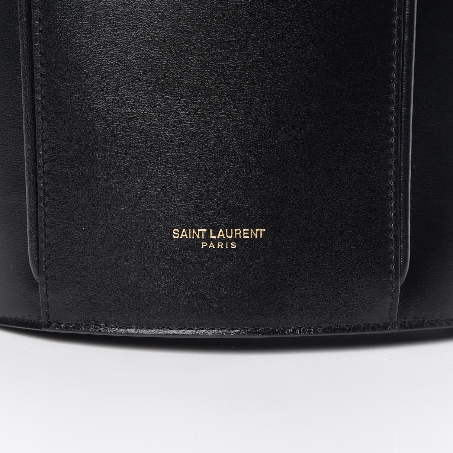 Saint Laurent Smooth Calfskin Medium Talitha Bucket Bag Black 7 of 9