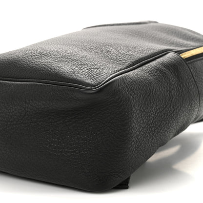 Salvatore Ferragamo Calfskin Gancio XL City Backpack Black 9 of 9