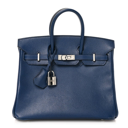 Hermes Epsom Birkin 25 Bleu De Malte 1 of 12