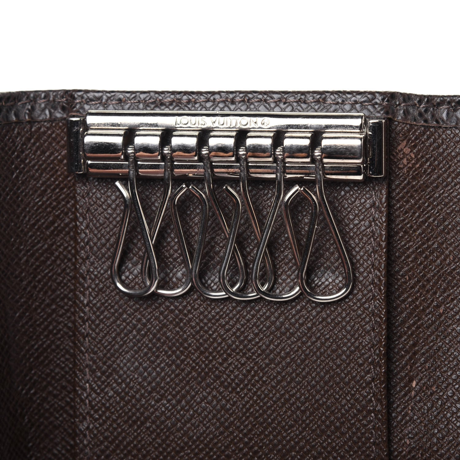 Louis Vuitton Taiga 6 Key Holder Grizzli 8 of 14