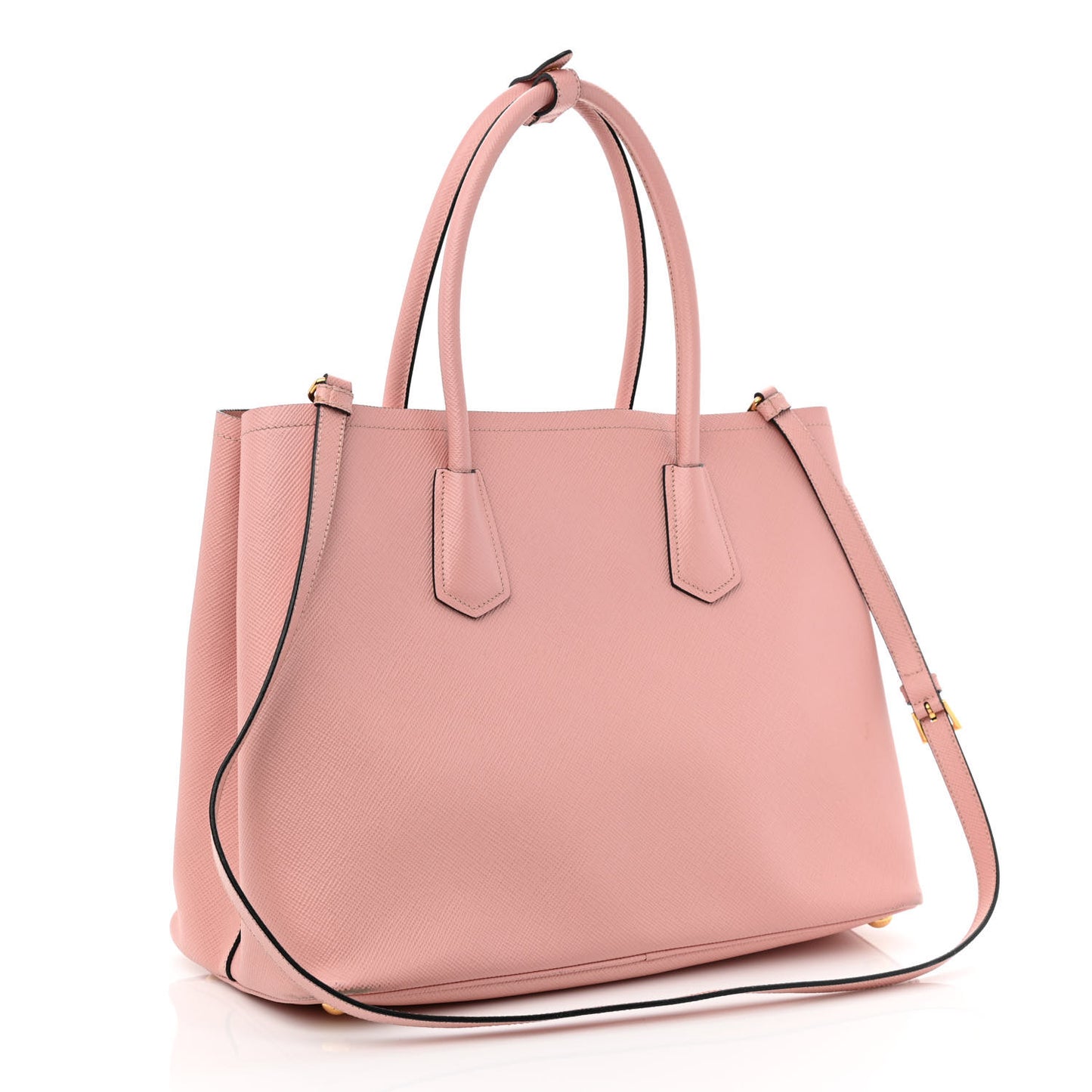 Saffiano Cuir Medium Double Bag Orchidea
