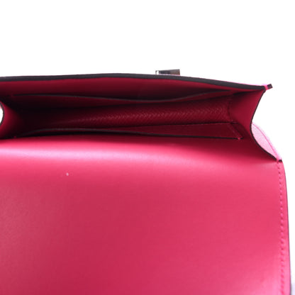 Hermes Epsom Constance Slim Wallet Rose Mexico 5 of 7