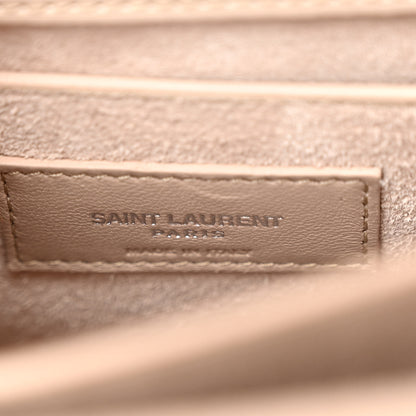 Saint Laurent Calfskin Medium Monogram Sunset Marble Pink 6 of 14