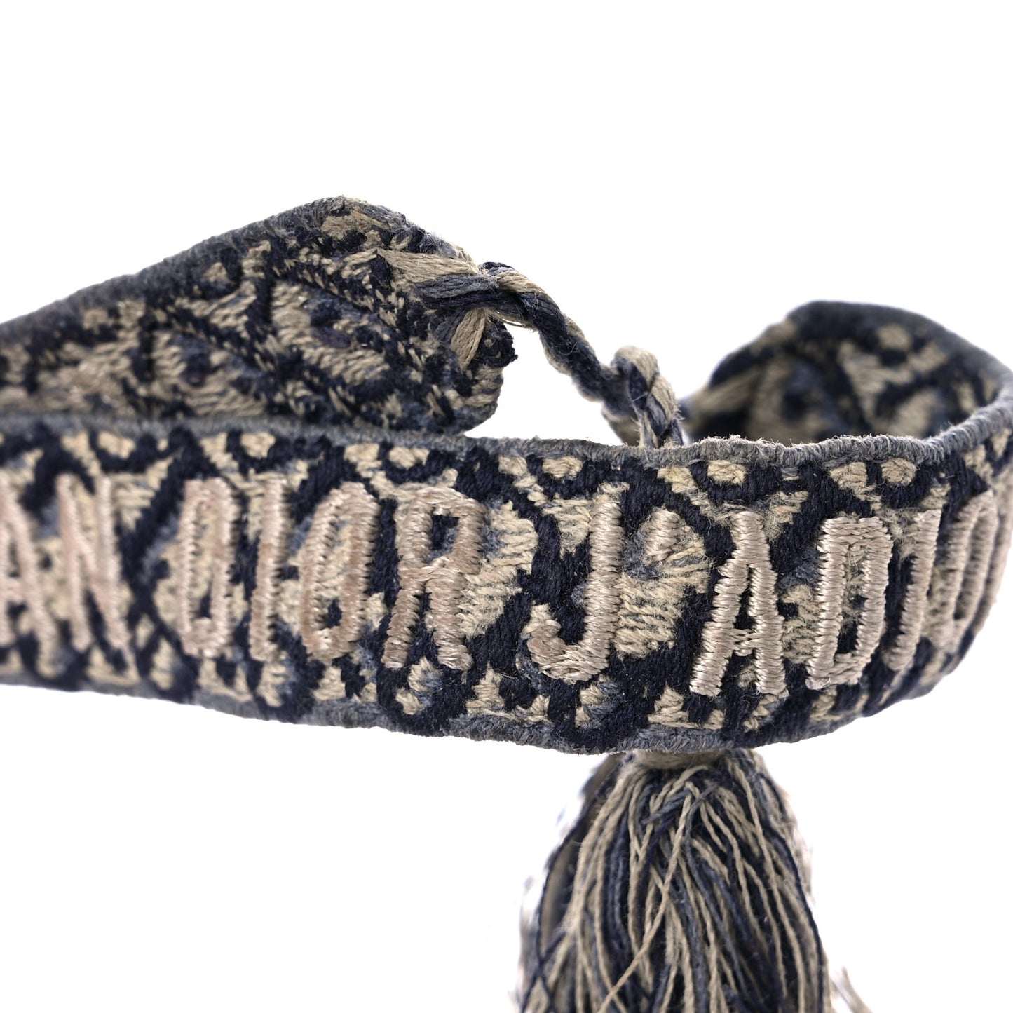 Woven Cotton J'Adior Friendship Bracelet Blue