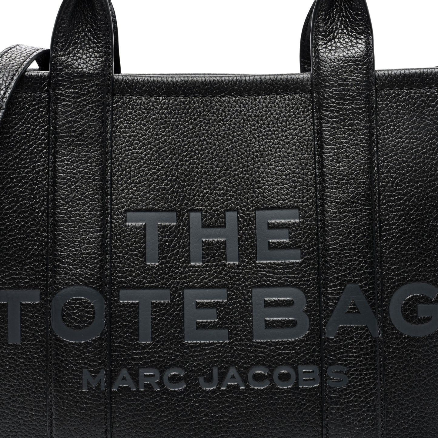 Grained Calfskin Medium The Tote Bag Black