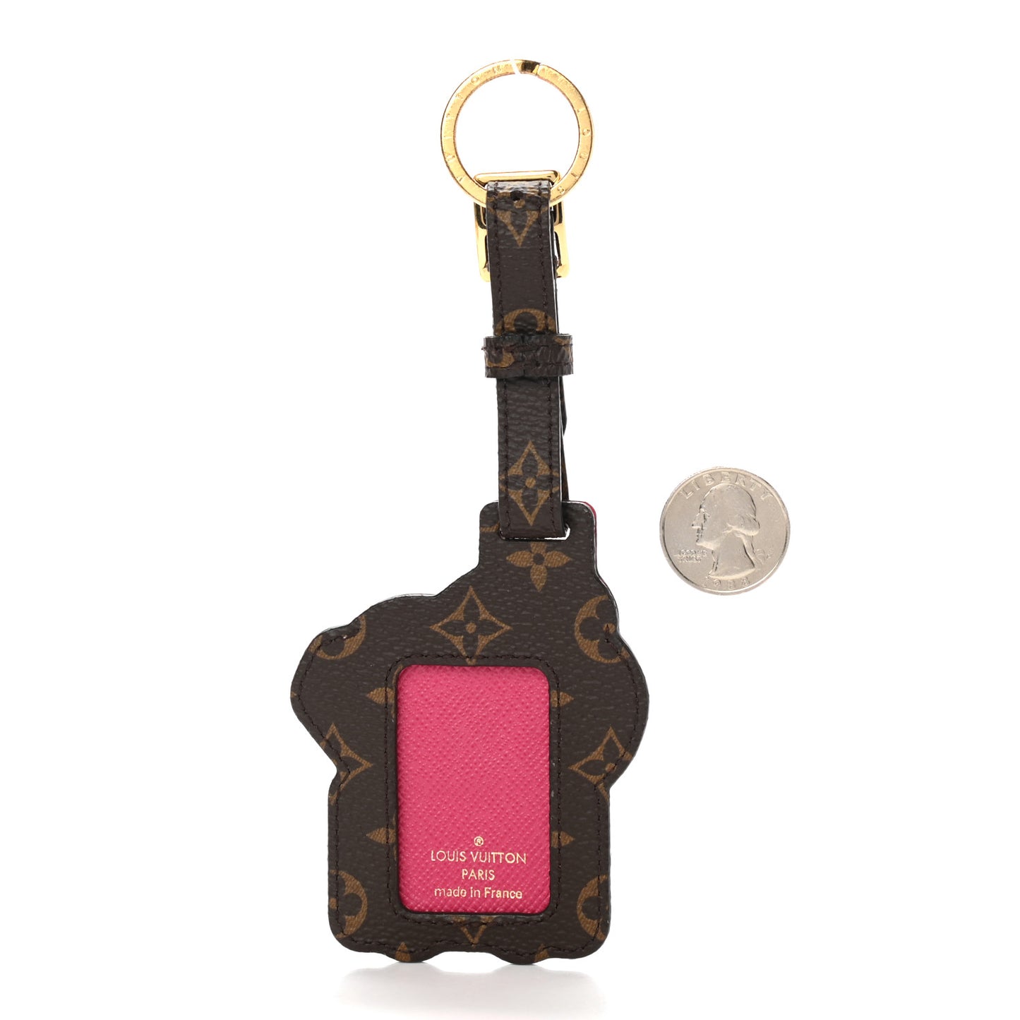 Monogram Calfskin Vivienne Funfair Bag Charm Key Holder