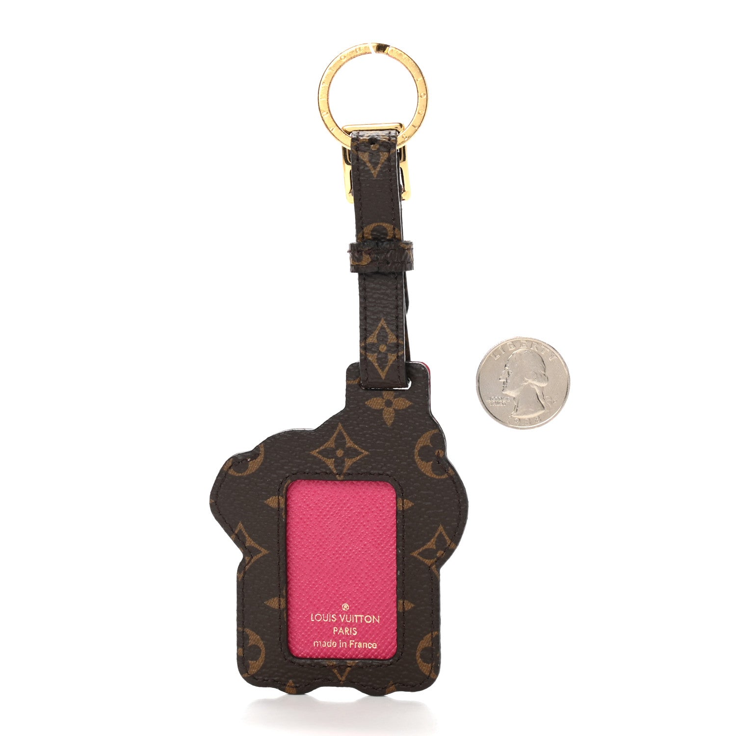 Louis Vuitton Monogram Calfskin Vivienne Funfair Bag Charm Key Holder 2 of 4