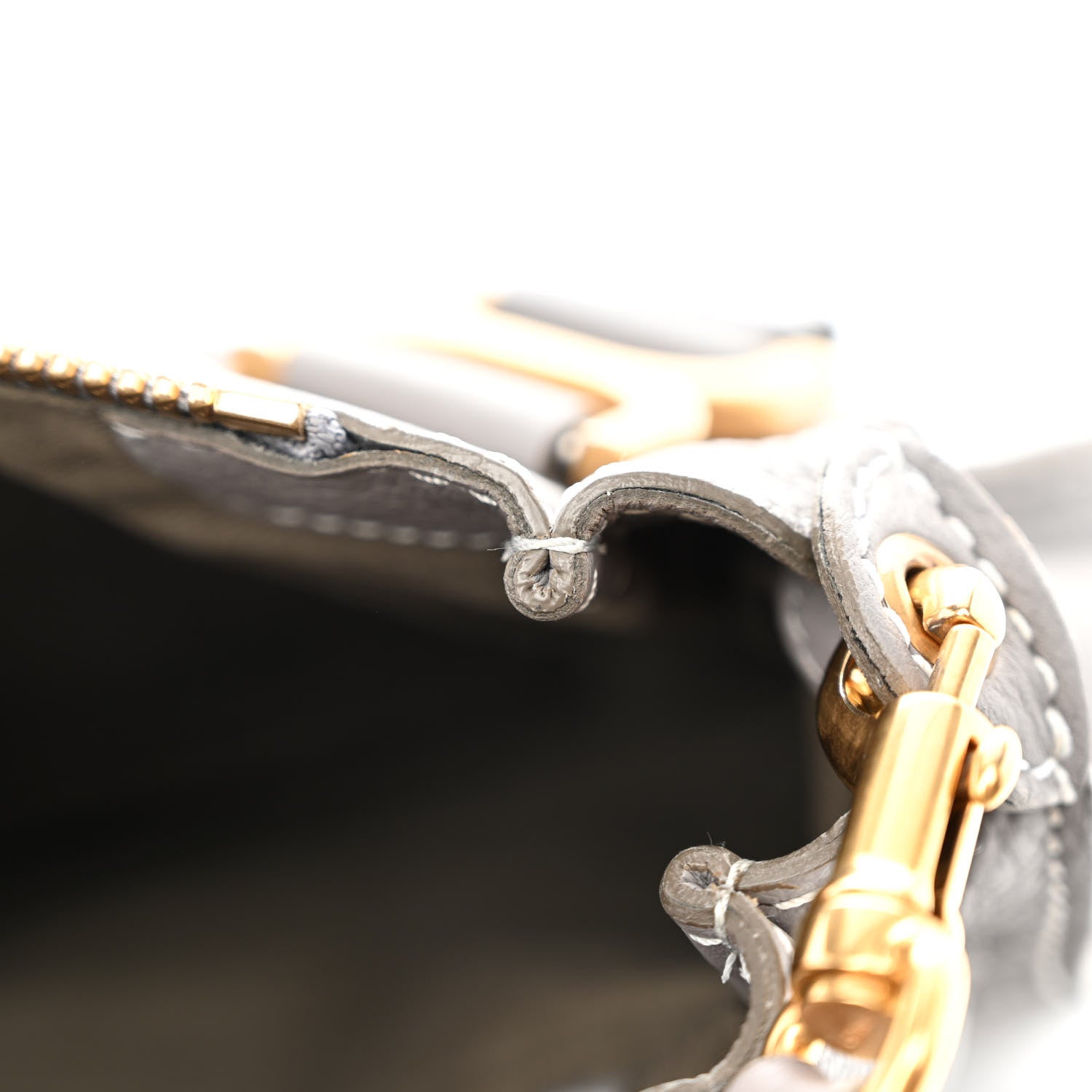 Chloe Calfskin Small Marcie Satchel Cashmere Grey 10 of 11