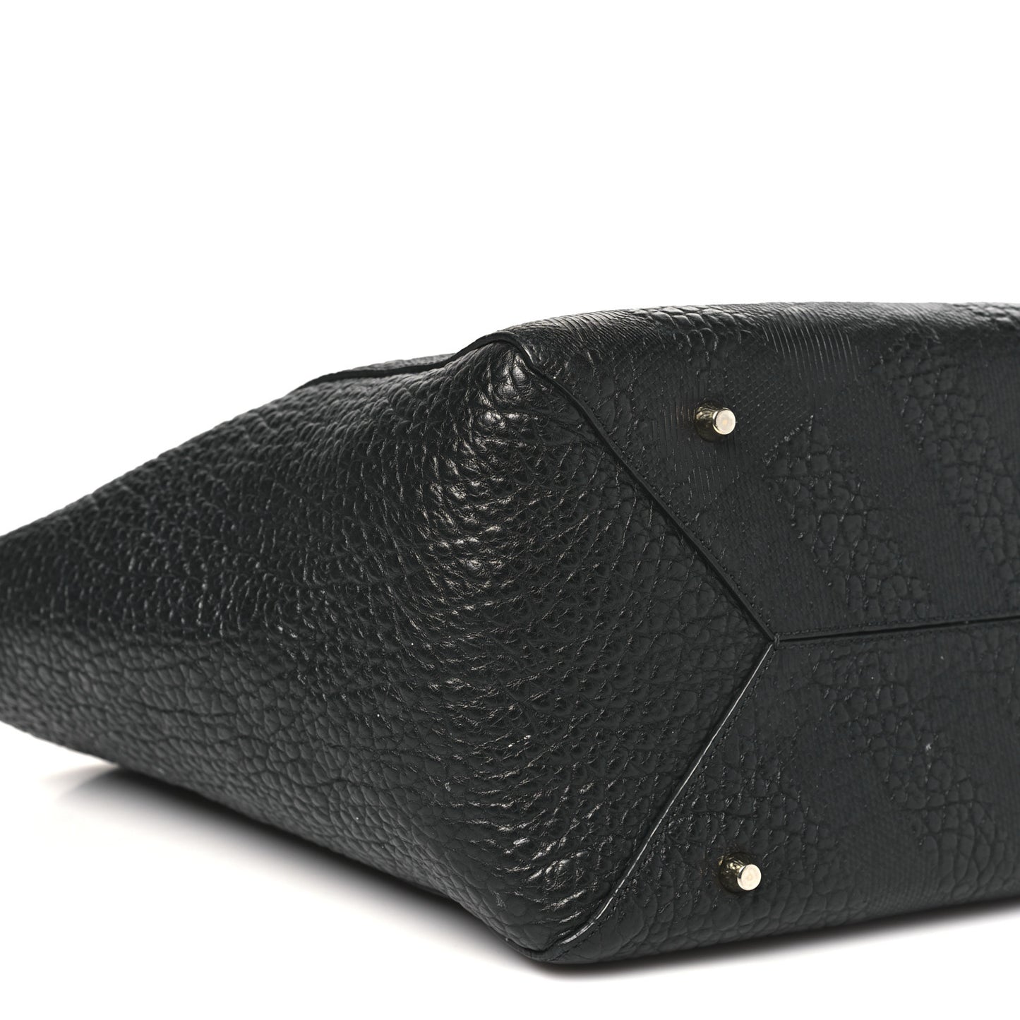 Heritage Grain Check Embossed Medium Dewsbury Tote Black