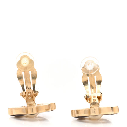 Chanel Pearl Gripoix Clip On Earrings Gold 3 of 4