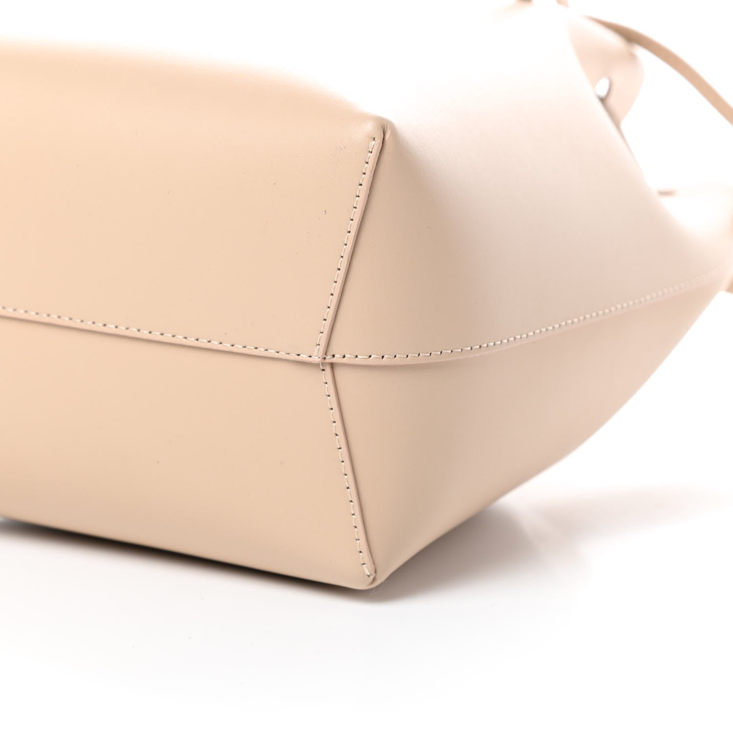 Mansur Gavriel Calfskin Mini Bucket Bag Natural 10 of 10