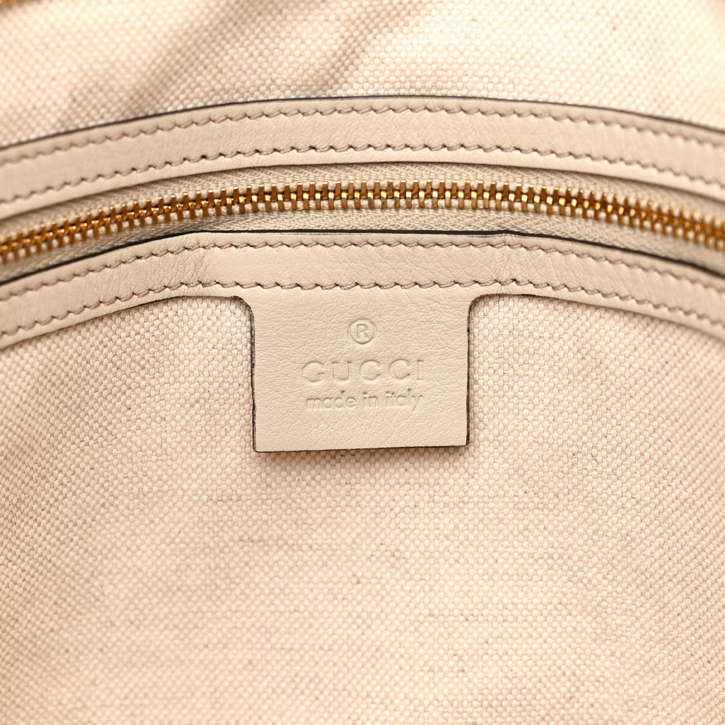 Guccissima Medium Miss GG Top Handle Bag Off White