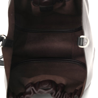 Proenza Schouler Calfskin Small Ruched Tote Chocolate Plum 7 of 13