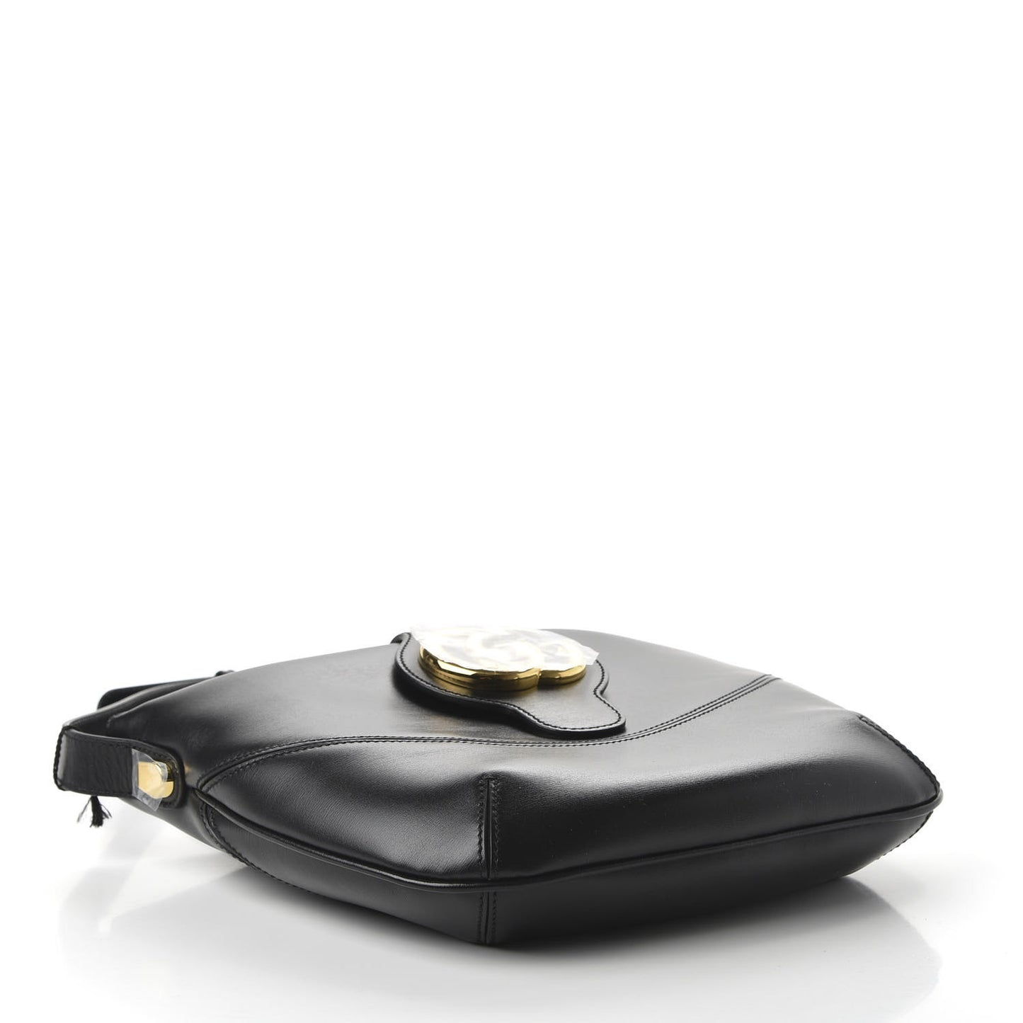 Calfskin Medium Arli Shoulder Bag Black